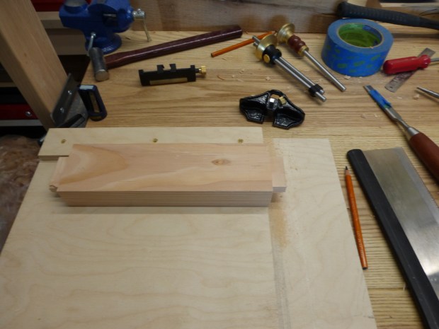 So I hacked half an inch off the tenons.