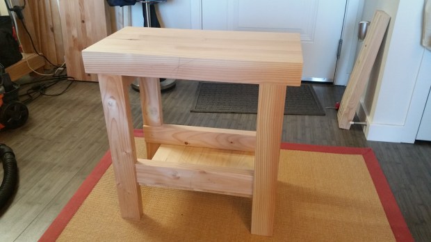 In all its, ahem, unfinished glory.