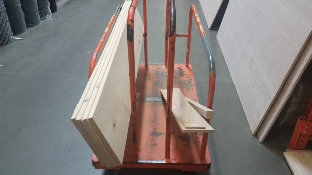 That's enough for floorboards, trays (other than bottoms) and runners.