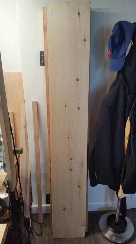 This is the worst board of the four and will do just fine as floorboards.  